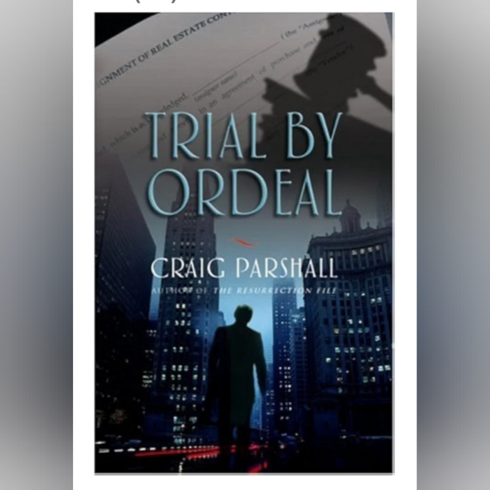 2/$10 Trial by Ordeal Book By Craig Parshall - Thriller - Harvest House Publishi